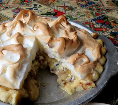 Raisin & Sour Cream Meringue Pie