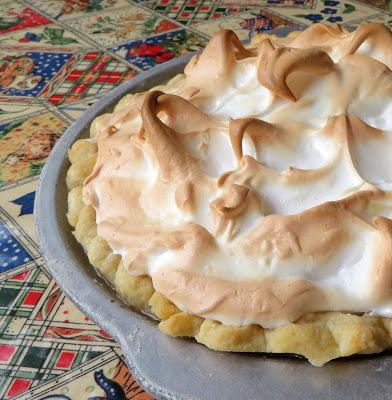 Raisin & Sour Cream Meringue Pie