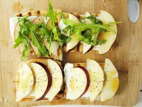 Gourmet Grilled Cheese Sandwich with Pear