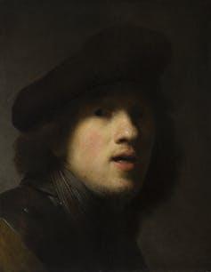 Rembrandt van Rijn, ‘Self-Portrait’, around 1629, oil on panel