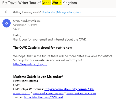 Not Backpacking in The Other World Kingdom: My Visa Declined Due to Castle Public Closure Not Backpacking in The Other World Kingdom: My Visa Declined Due to Castle Public Closure
