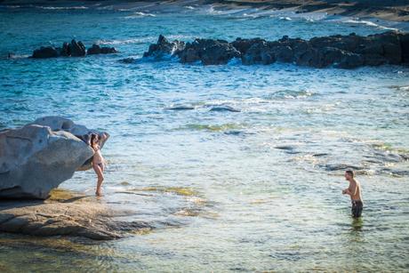 Walk on ancient rocks