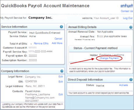 How to Change/Update the QuickBooks Desktop Payment Method