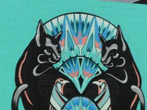 Graffiato mural Mica Still