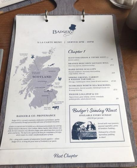 Food Review: Badger & Co, Edinburgh