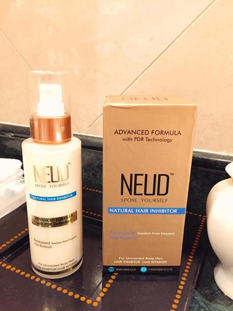 Use NEUD Natural Hair Inhibitor to get freedom from Unwanted body hair