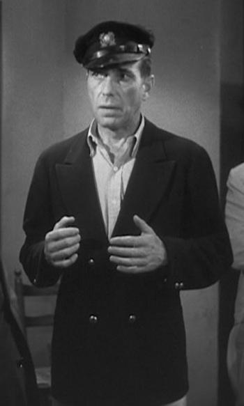 Bogart’s Nautical Blazer and Cap in To Have and Have Not Bogart’s Nautical Blazer and Cap in To Have and Have Not