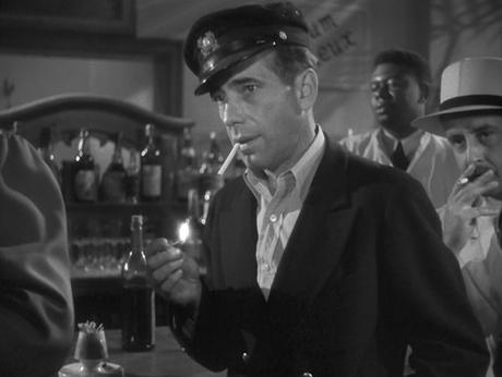 Bogart’s Nautical Blazer and Cap in To Have and Have Not Bogart’s Nautical Blazer and Cap in To Have and Have Not