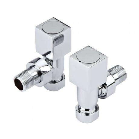 modern square radiator valves