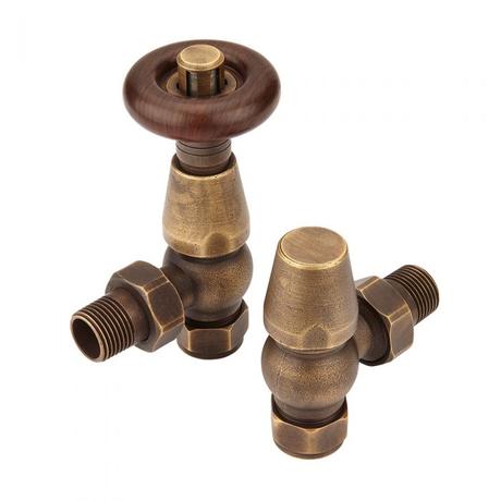 traditional bronze radiator valves