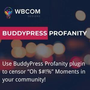BuddyPress-Profanity