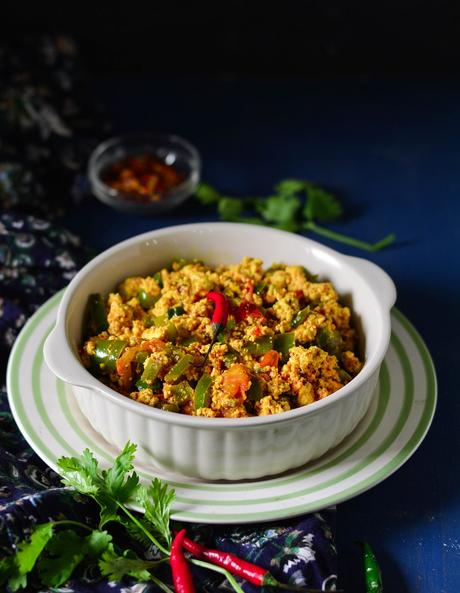 Paneer Bhurji Recipe, How To Make Paneer Bhurji, Dry Paneer Bhurji