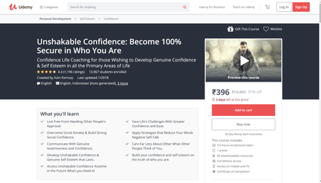 [Updated] Top 5+ Best Confidence Classes Online With Certification 2019 @$29