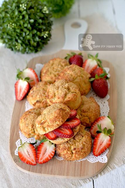 easy drop almond scones