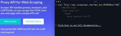 Scraper API Review proxy api
