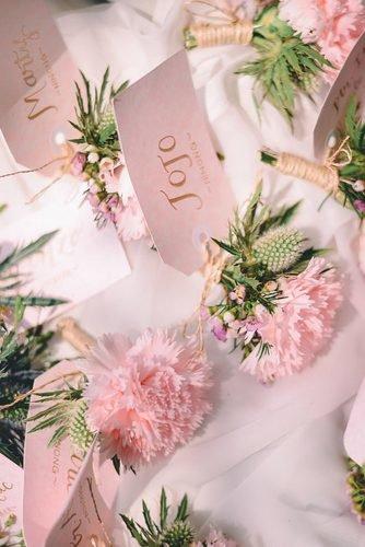 wedding ideas for summer pink flowers boutonieres