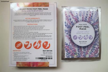 Get your feet as soft as a baby’s bottom | Lazy Monk Foot Peel Mask Review