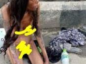 Tattooed Unclad Lady Thrown Moving (See Photos)