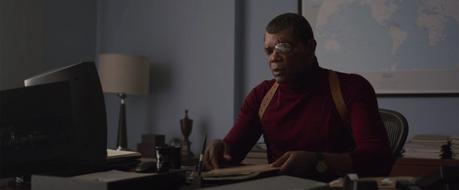 Samuel L. Jackson as Nick Fury in Captain Marvel Samuel L. Jackson as Nick Fury in Captain Marvel