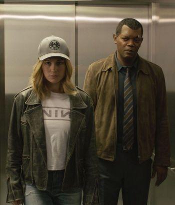 Samuel L. Jackson as Nick Fury in Captain Marvel Samuel L. Jackson as Nick Fury in Captain Marvel