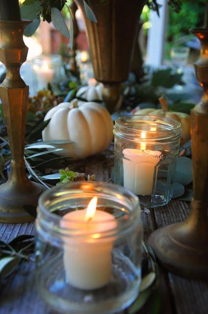 a Halloween tablescape with a mystery book theme a Halloween tablescape with a mystery book theme