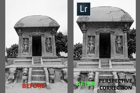 Lightroom Before After Perspective Correction