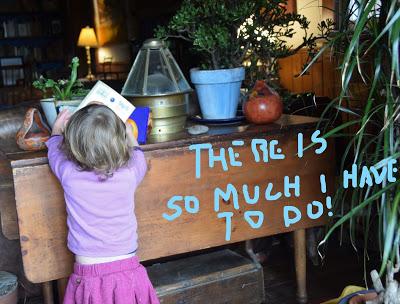 Despite a Lingering Cold, Josie Gets Her Work Done