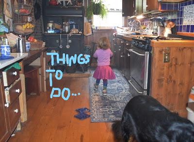 Despite a Lingering Cold, Josie Gets Her Work Done