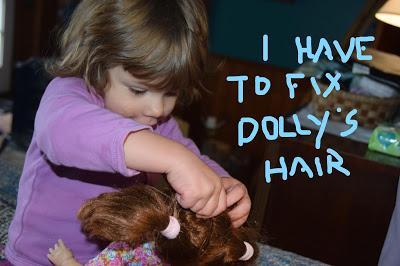 Despite a Lingering Cold, Josie Gets Her Work Done