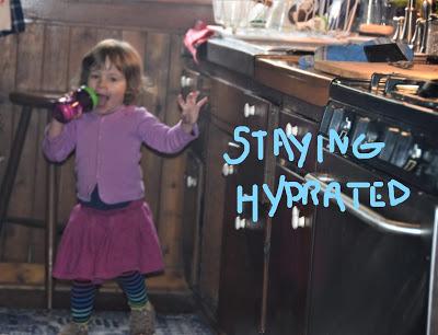 Despite a Lingering Cold, Josie Gets Her Work Done