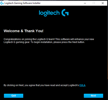 Logitech gaming software latest version installation