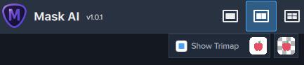 Show Trimap Option