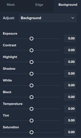 Background Exposure and Color Tuning