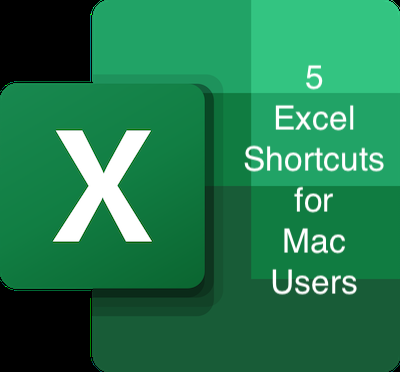 alt excel shortcuts on a mac