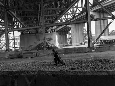 Three Godzillas in Jersey City