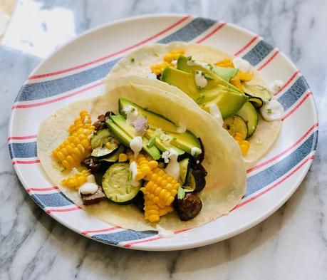 Vegetarian Mexican Tacos with Lime Crema 2 min read Vegetarian Mexican Tacos with Lime Crema 2 min read