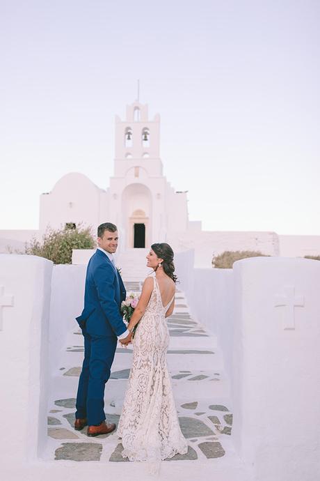 Romantic chic summer wedding in Sifnos | Gabrielle & Beau