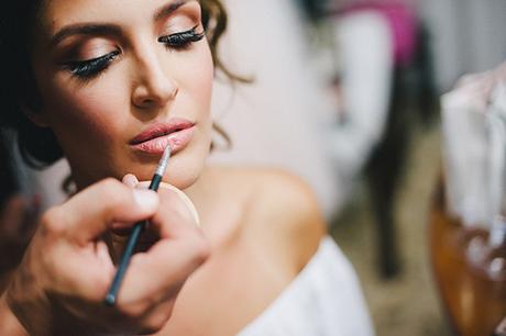 Gorgeous romantic peach and white wedding in Corfu