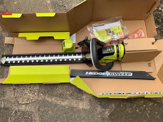 Product Review - Ryobi 18v Cordless hedgetrimmer One plus system