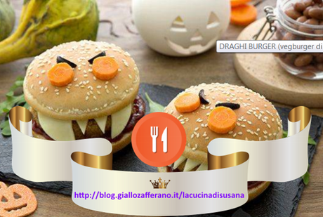 HALLOWEEN RECIPES THE SCARIEST NIGHT OF THE WHOLE YEAR: BURGER DRAGONS WITH GALBANINO.