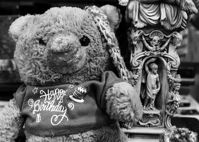 Halloween Birthday Bear with naked man and strange creatures [from the Wayquay vault]