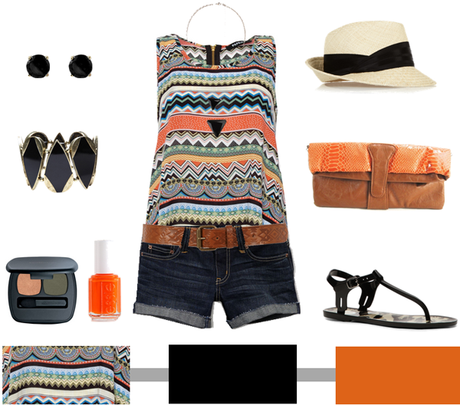 Tribal + Orange…