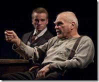 Brian Dennehy as Larry Slade with Patrick Andrews as Don Parritt in Eugene O’Neill’s The Iceman Cometh directed by Robert Falls at Goodman Theatre.