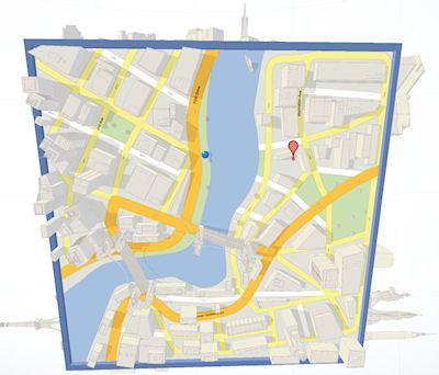 Google Maps Cube