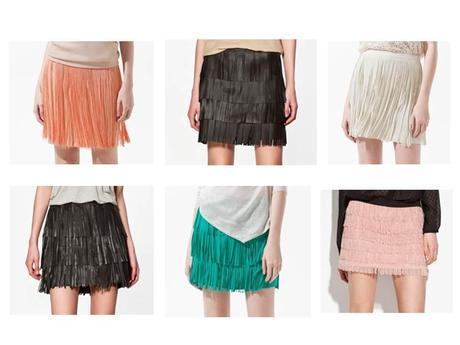 The fringed skirt - La jupe à franges