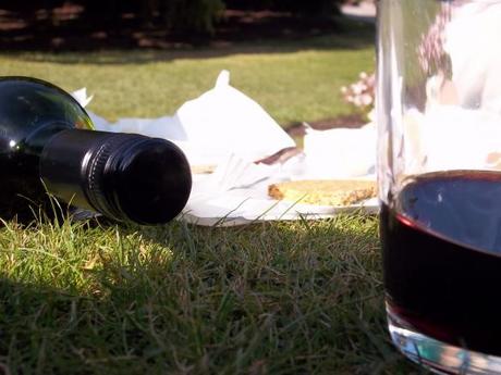 Cheese, wine, sun, Edinburgh