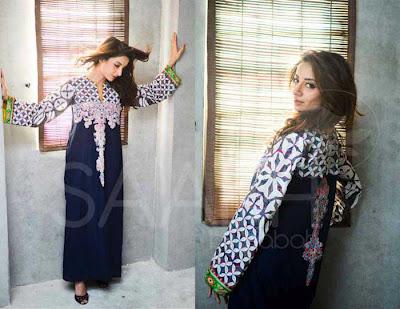 Handmade Embroidered Summer Dresses Collection 2012 Saakh by Sabah