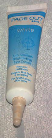 Product Reviews: Skin Care: Fade Out: Fade Out White Anti Shadow Brightening Eye Cream Review