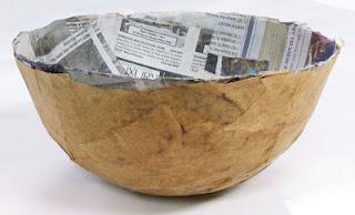 Paper Mache Bowl