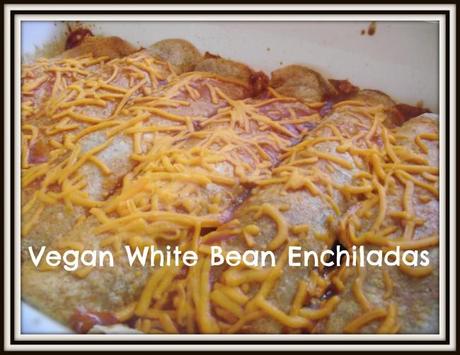 Vegan White Bean Enchiladas 650x502 Vegan White Bean Enchiladas